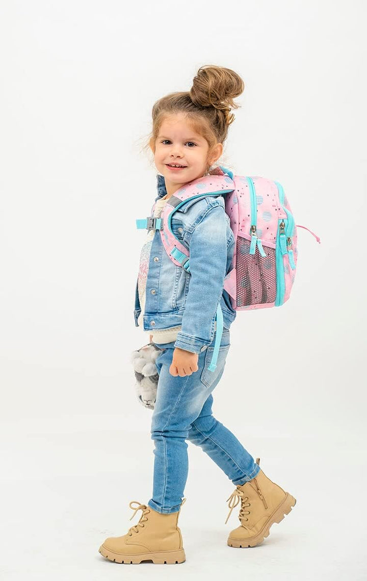 Belmil Kinderrucksack Mädchen für 1-3 Jährige - Super Leichte 260 g/Kindergarten/Krippenrucksack Kin