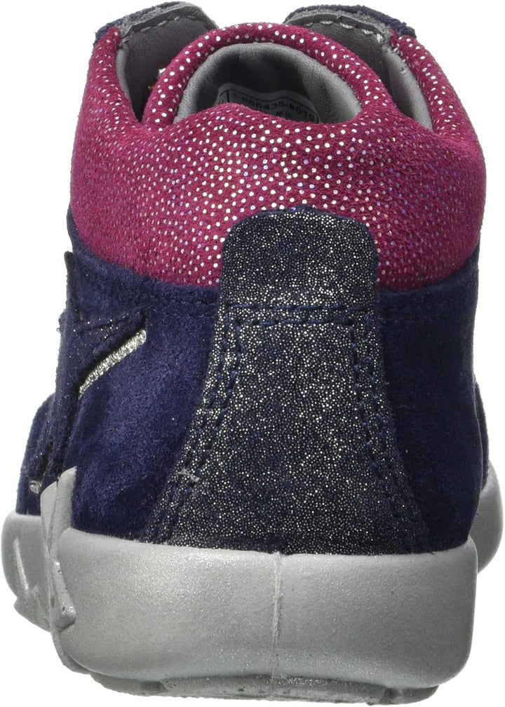 Superfit Baby-Mädchen Starlight Lauflernschuhe, Blau Rot 8010
