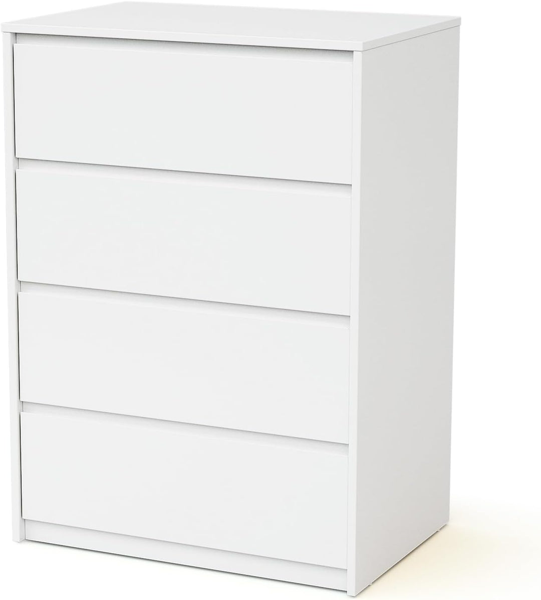 Webaby - Babykommode mit 4 Schubladen und Wickeltisch aus Holz, 70 cm UNO - Weiss, Weiß
