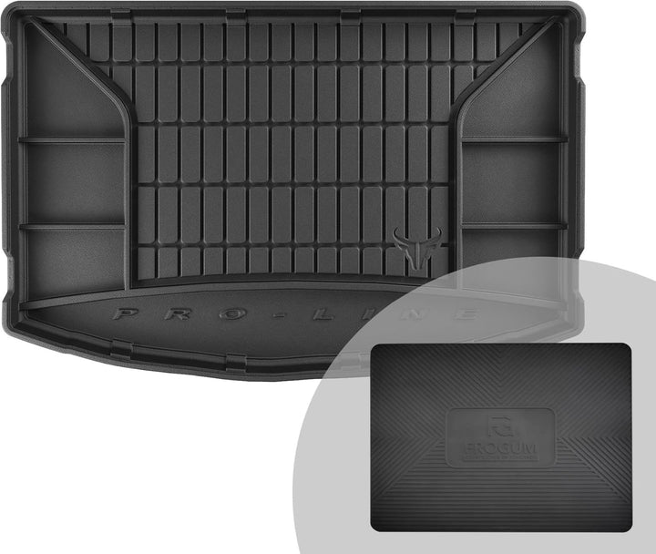 FROGUM ProLine 3D Gummimatte Exklusive Auto Kofferraummatte Kofferraumwanne für Kia Rio IV 2016-2020