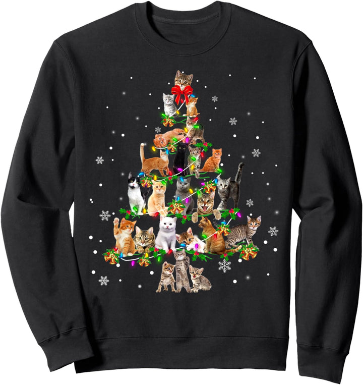 Christbaumschmuck mit Katzen-Motiv Sweatshirt
