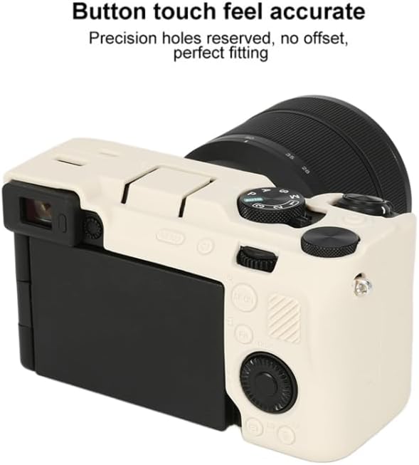 Kameratasche für Sony A7C II/Alpha 7C Mark II, Silikon-Gummi, Kameragehäuse, Schutzhülle für Sony A7