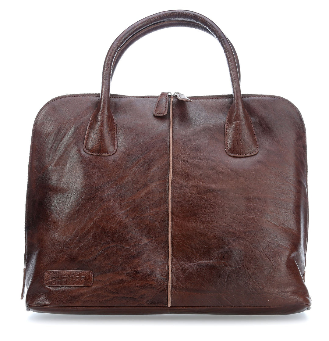Plevier 400er Serie Handtasche Leder 46 cm Laptopfach