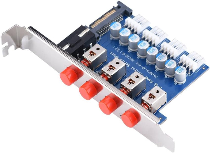 Richer-R HDD Power Control Switch, Festplattenlaufwerk SATA Drive Switcher Umschalter mit IDE 2xSATA