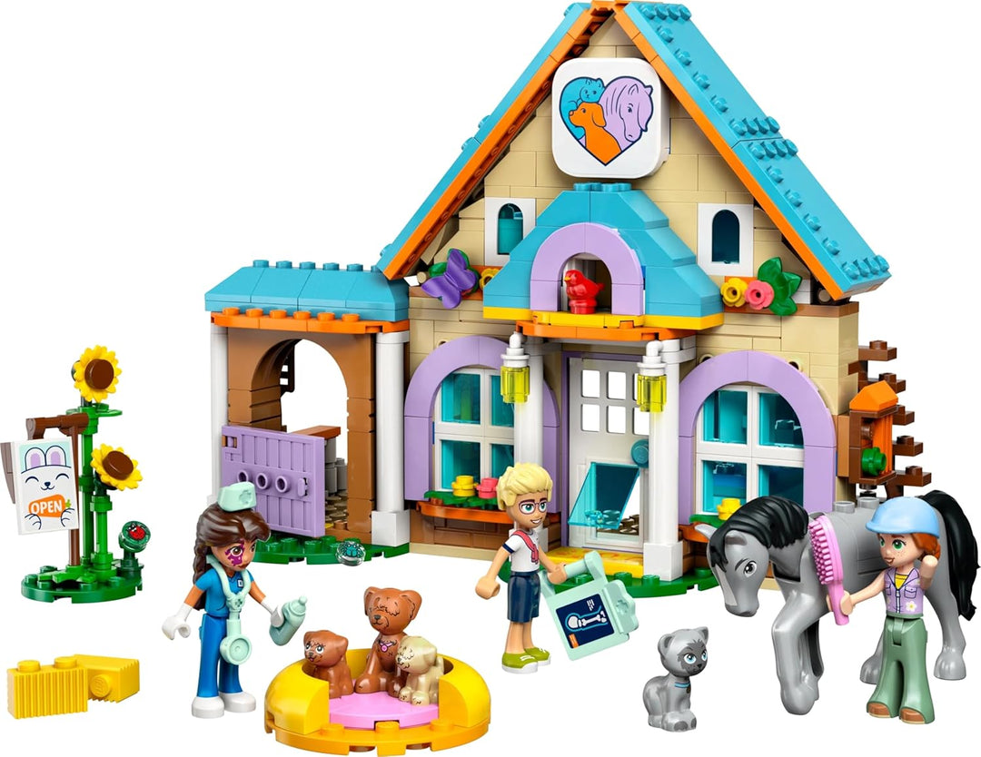 LEGO Friends Tierarztpraxis für Pferde und Haustiere, BAU- und Spielset für fantasievolle Rollenspie