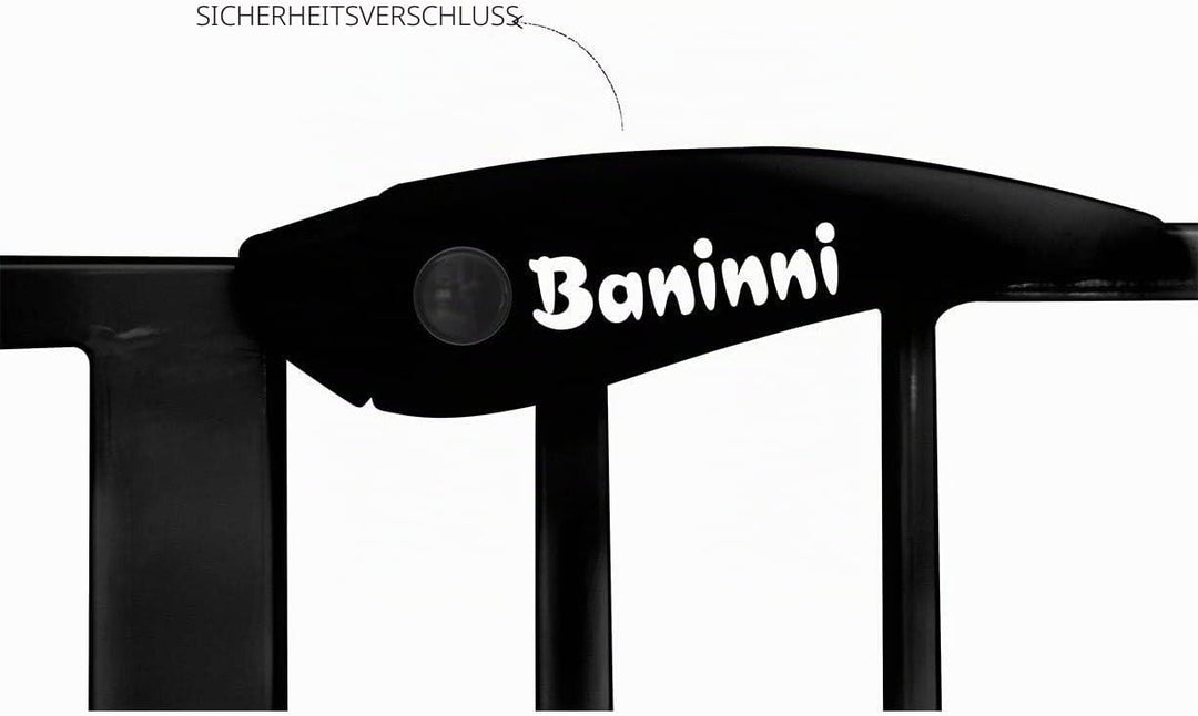 Baninni Fina Sicherheitsgitter, 67 cm bis 75 cm, Schwarz