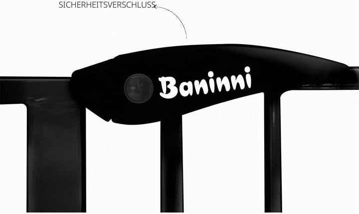 Baninni Fina Sicherheitsgitter, 67 cm bis 75 cm, Schwarz