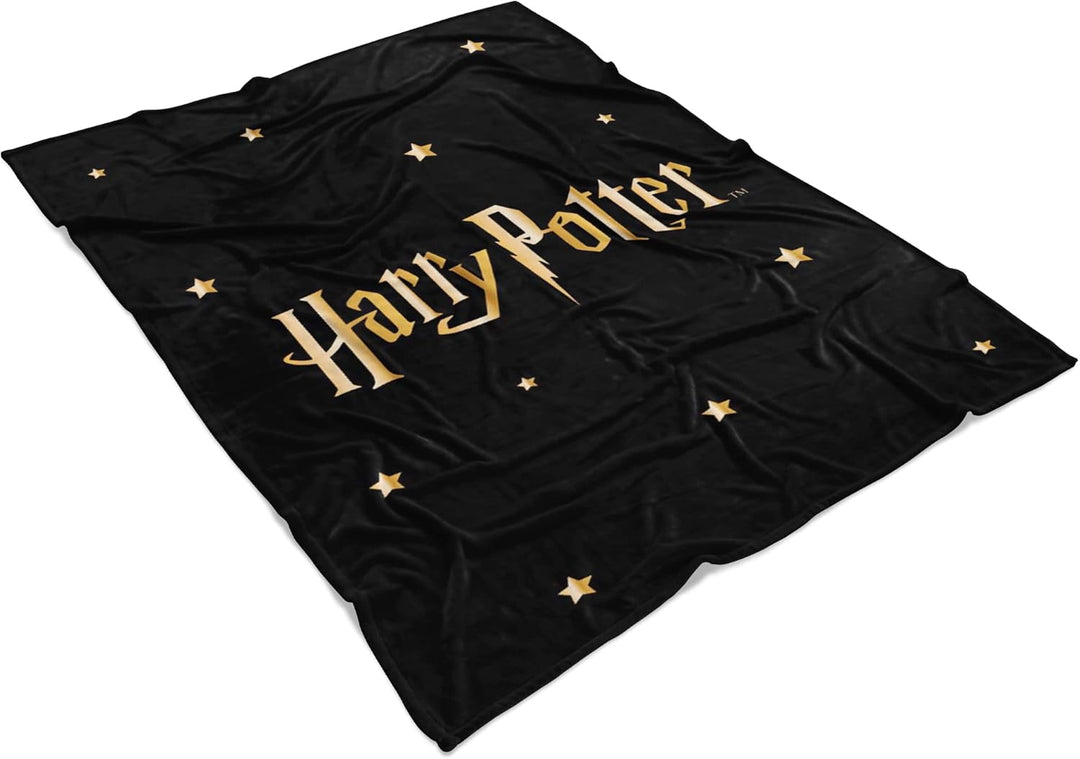 Grosse Harry Potter Stars Wohndecke 130 x 170 super weiche Coral-Fleecedecke Kuscheldecke Sofa-Decke