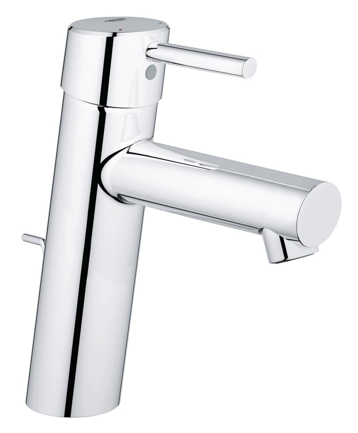 GROHE Concetto - Einhand-Waschtischarmatur (wassersparend, mit Temperaturbegrenzer, Einlochmontage),