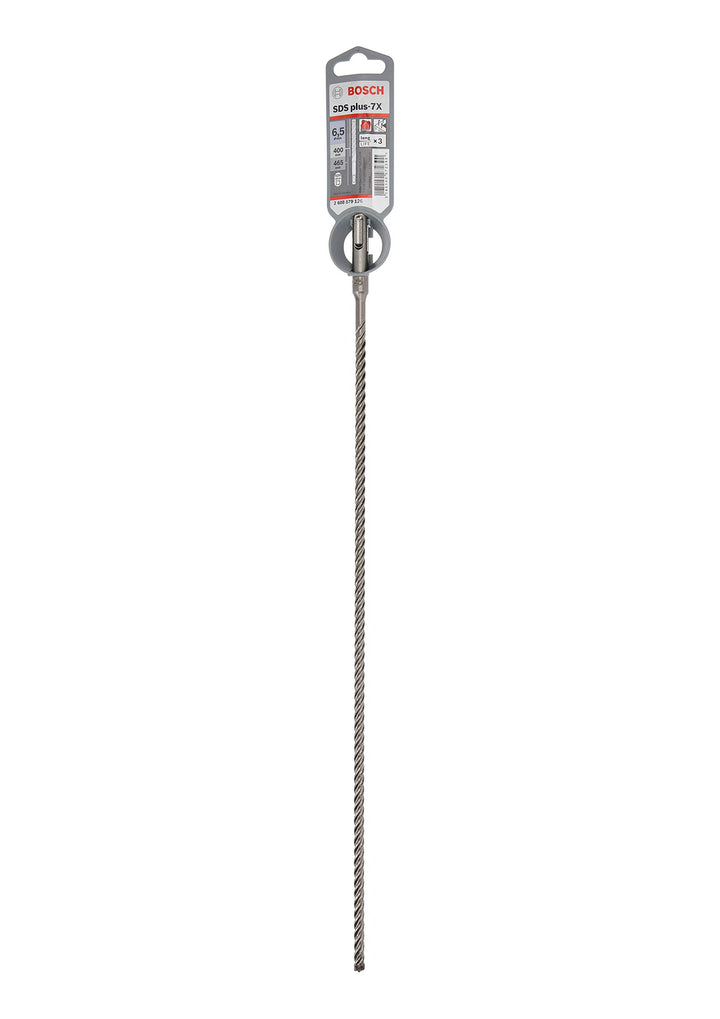 Bosch Professional Hammerbohrer SDS plus-7X (für Beton und Mauerwerk, 6,5 x 400 x 465 mm, Zubehör Bo
