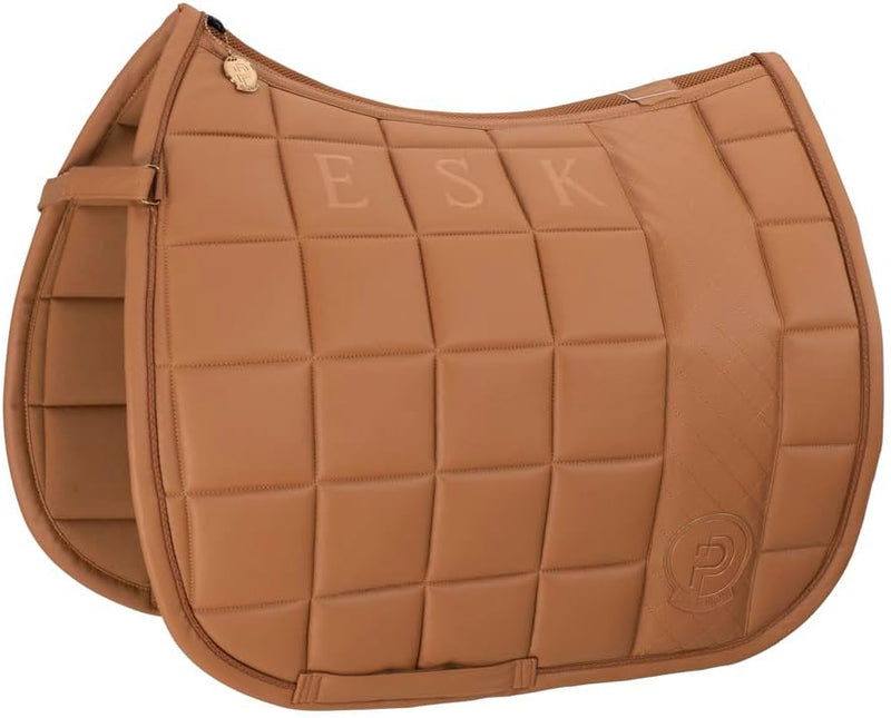 Eskadron Schabracke Big Square Faux Leather Cognac Platinum 23, Grösse:VS