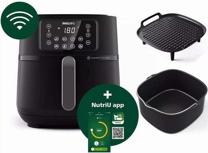 Ölfreie Fritteuse PHILIPS Connected Airfryer XXL HD9285/96 5000-Serie 7,2 l 6 Personen 16 Voreinstel