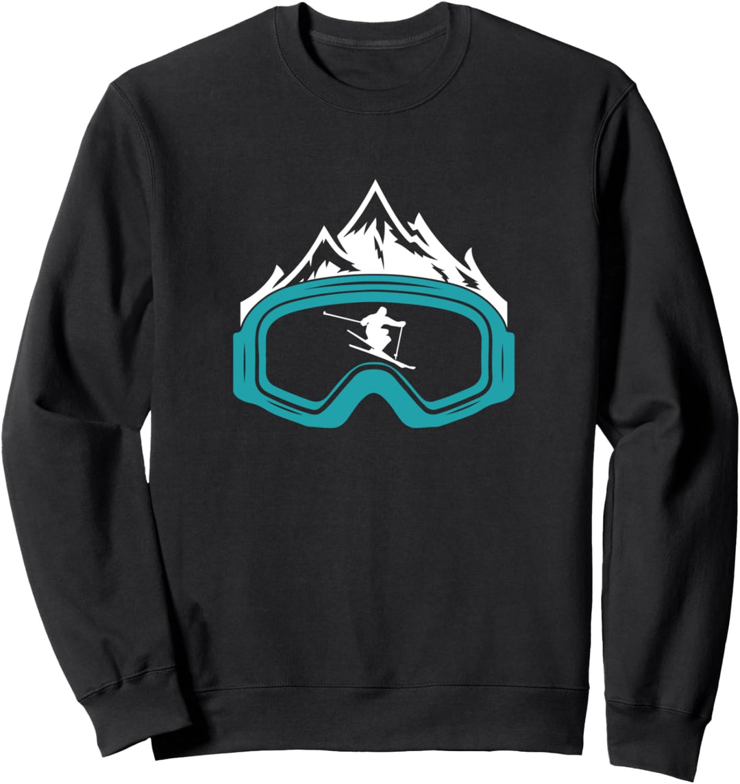 Ski Skifahren Wintersport - Apres-Ski Skifahrer Sweatshirt