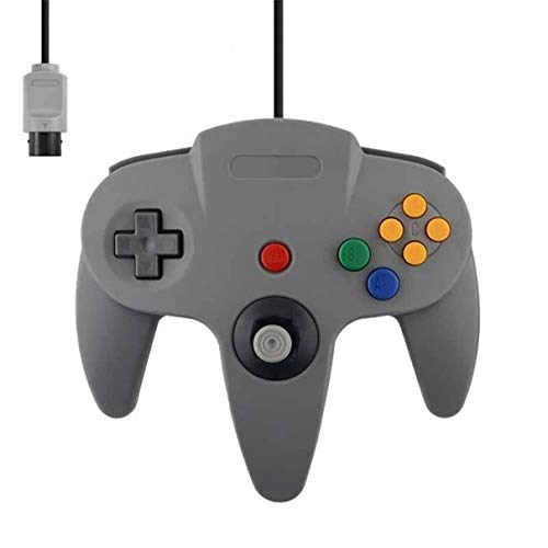 Controller Für Nintendo 64 N64 Grau Klassik Kabelgebunden Gamepad Joypad