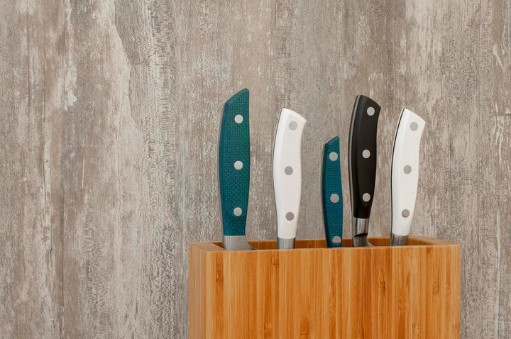 Arcos Messerblock - Universal Block zu Messer bis 25 cm - Gemacht aus Bamboo 280 x 215 x 90 mm - Far