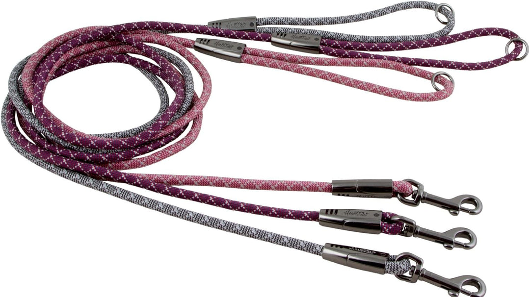 Hurtta Casual Rope Hunde Leine, Lingon/River, 1/3 in x 6 ft Lingon/River 1/3 in x 6 ft, Lingon/River