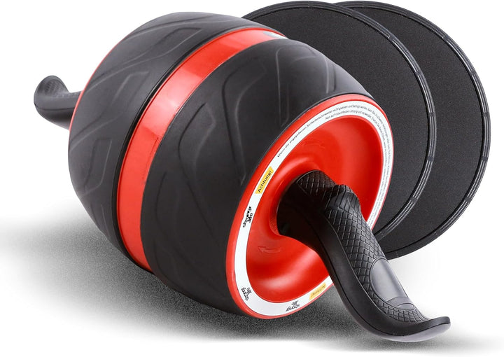 Strongr.life Bauchtrainer für Zuhause - Bauchmuskeltrainer inkl. Schiebepads - Extra breiter Bauchro