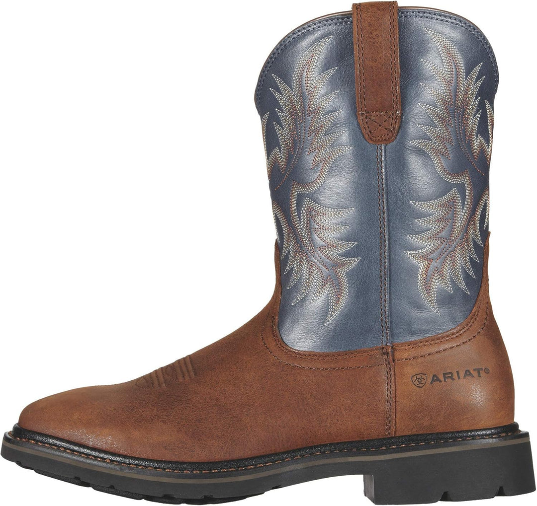 ARIAT - Herren Sierra Western Arbeitsschuhe, 40 M EU 39 EU Weit Aged Bark, 39 EU Weit Aged Bark