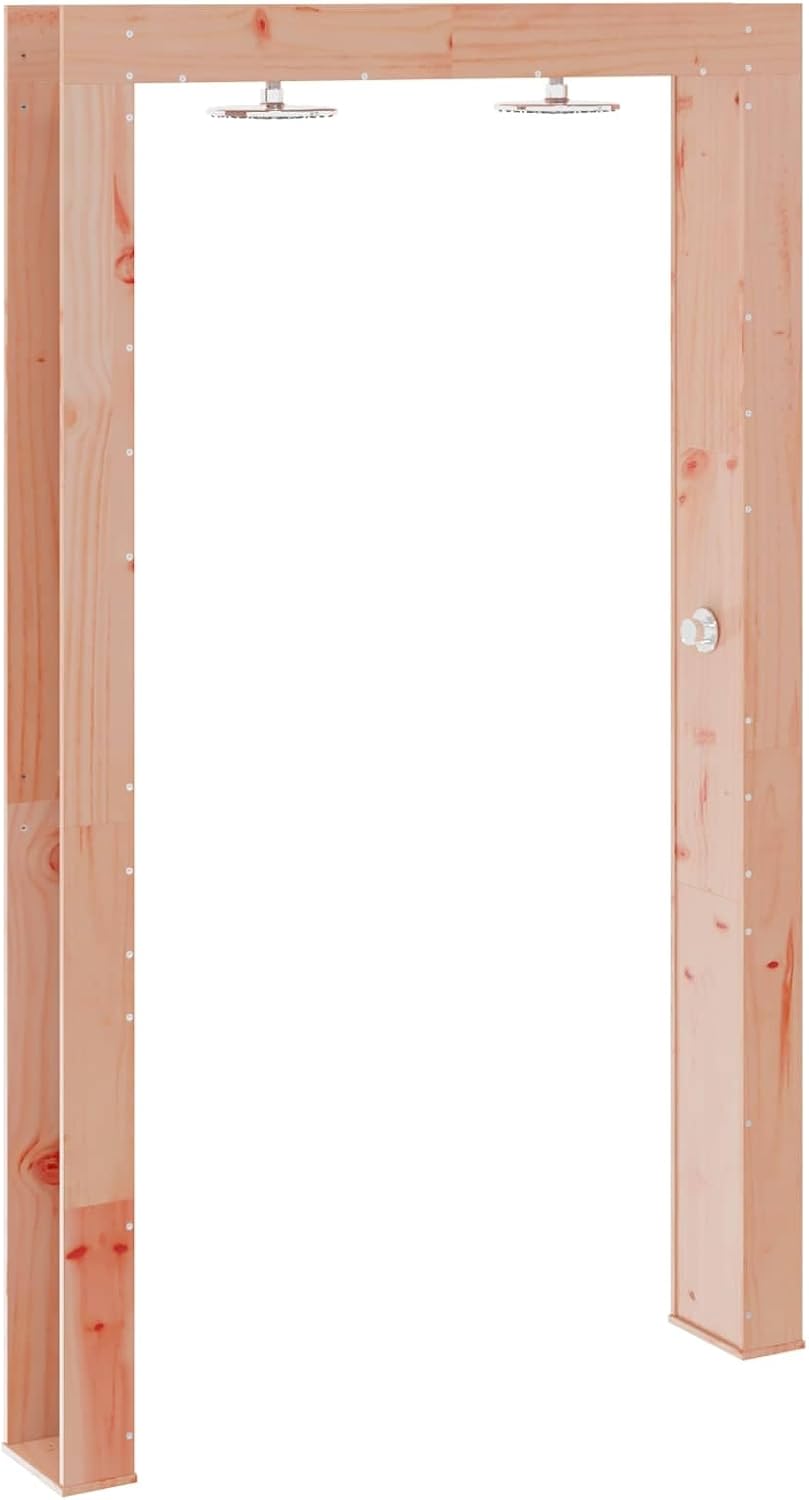 Festnight Gartendusche Holz 137x23x226 cm Aussendusche Outdoor Dusche Garten Aussendusche Pool Outdo