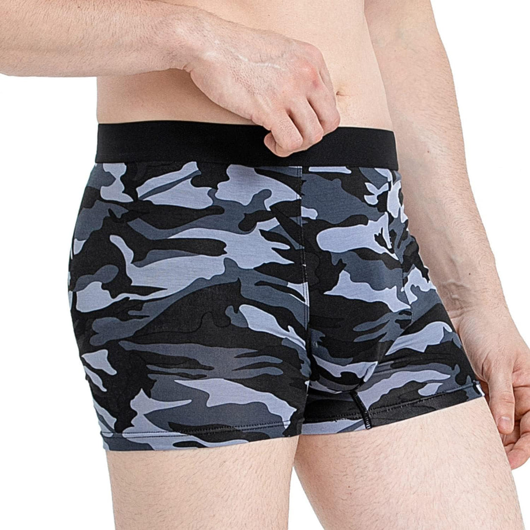Xaanelr Boxershorts Herren Unterhosen Männer Bambus Viskose Unterwäsche Men Retroshorts 4er/8er Pack