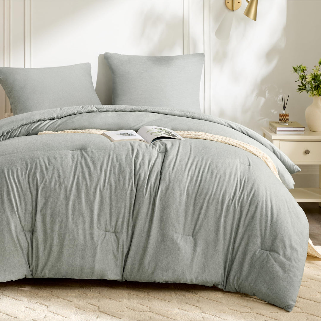 BEDSURE Bettdecke Ohne Bezug 135x200 - Bettdecke 135x200 mit Kissenbezug 80x80 cm - Kationische 2-te