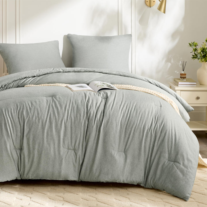 BEDSURE Bettdecke Ohne Bezug 135x200 - Bettdecke 135x200 mit Kissenbezug 80x80 cm - Kationische 2-te