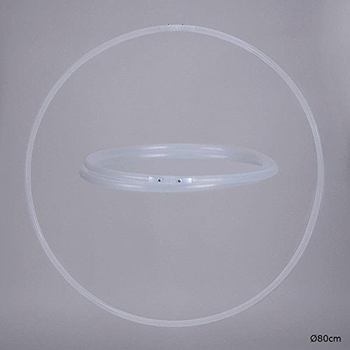 Hula Hoop Rohling, PP (Polypropylen) 16mm, Transparent, Ø50/60/70/80/90/100cm durchsichtig Ø80cm, du