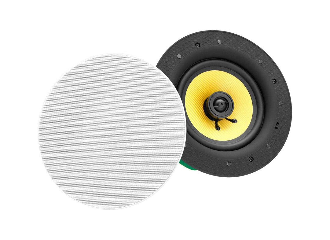 Pronomic CLS-660 WH High-End Gewebe Einbaulautsprecher (2-Wege Decken-Lautsprecher Box, 6,5"/165 mm