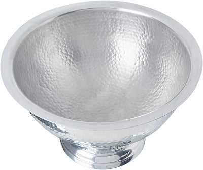 Champagner Kühler gepresste Metallschale silber ⌀ 36 cm Tiwanaku