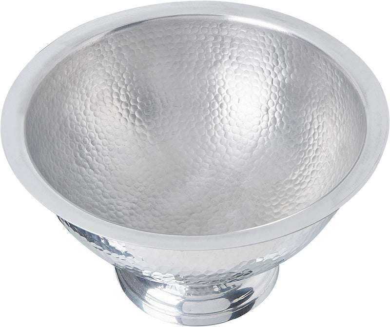 Champagner Kühler gepresste Metallschale silber ⌀ 36 cm Tiwanaku