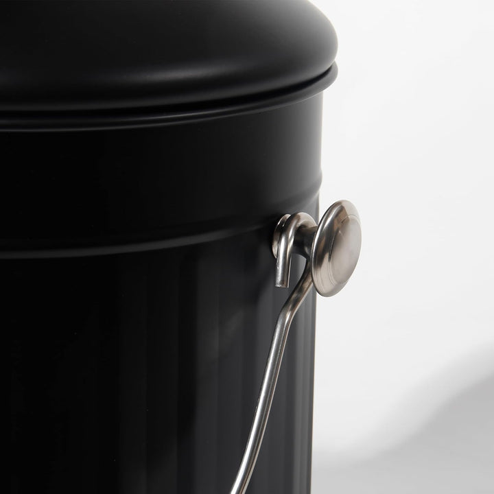 GREELUE Biomülleimer Küche 5,5L mit Deckel & Sieb, Geruchsdicht | Spülmaschinenfest, Bioabfallbehält