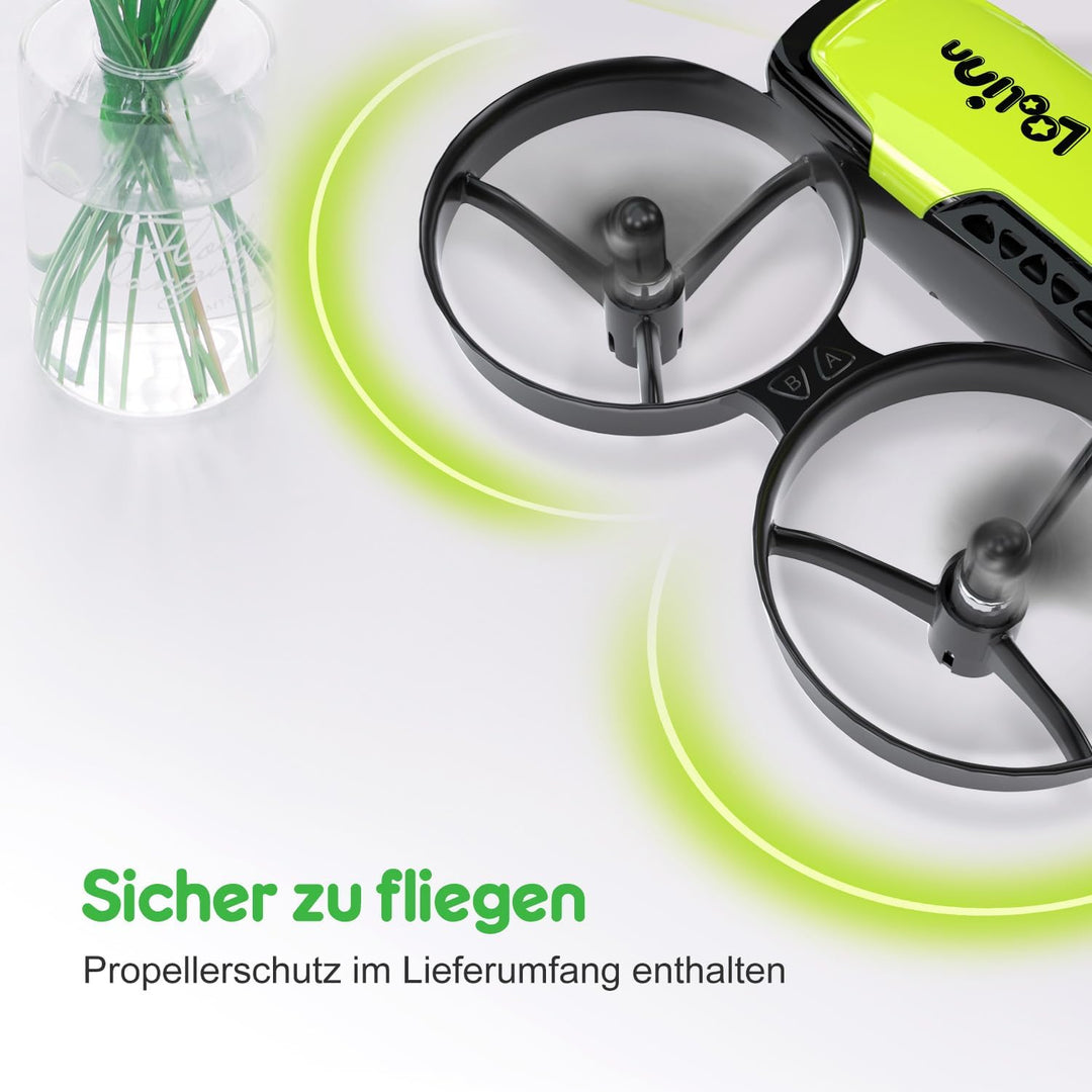 Loolinn | Drohne mit Kamera als Geschenk für Kinder - Mini Drohne Ferngesteuert mit Video & Fotos /