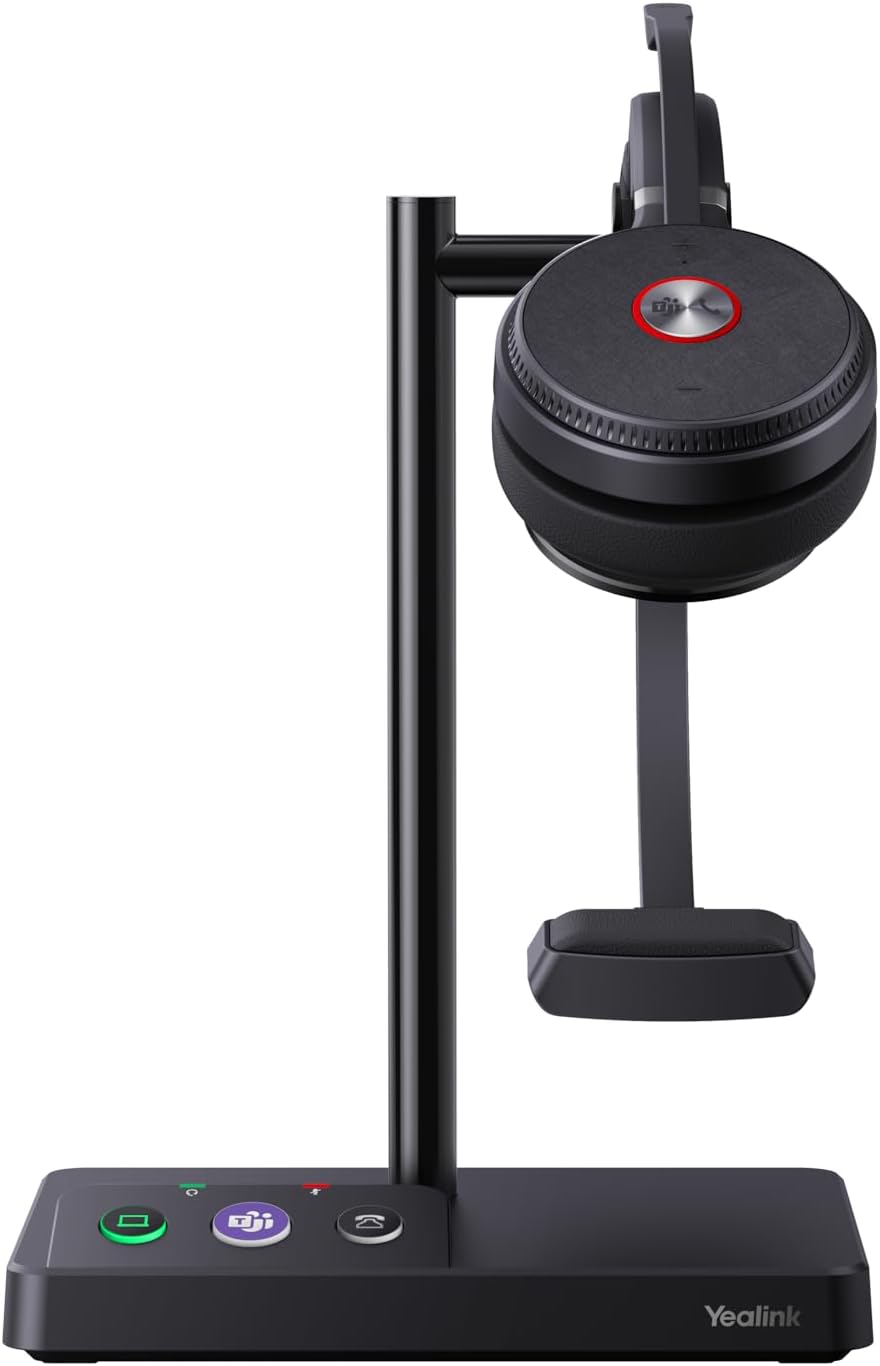 Yealink WH62 Mono DECT Wireless Headset Teams, schwarz WH62 Mono Teams, WH62 Mono Teams