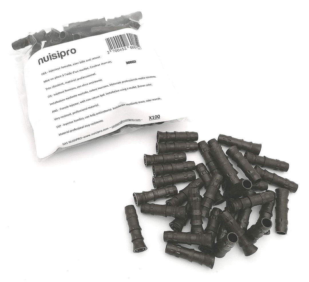 Dalep 609100 Holzinjektoren, ø 9,5 mm, 100 Stück