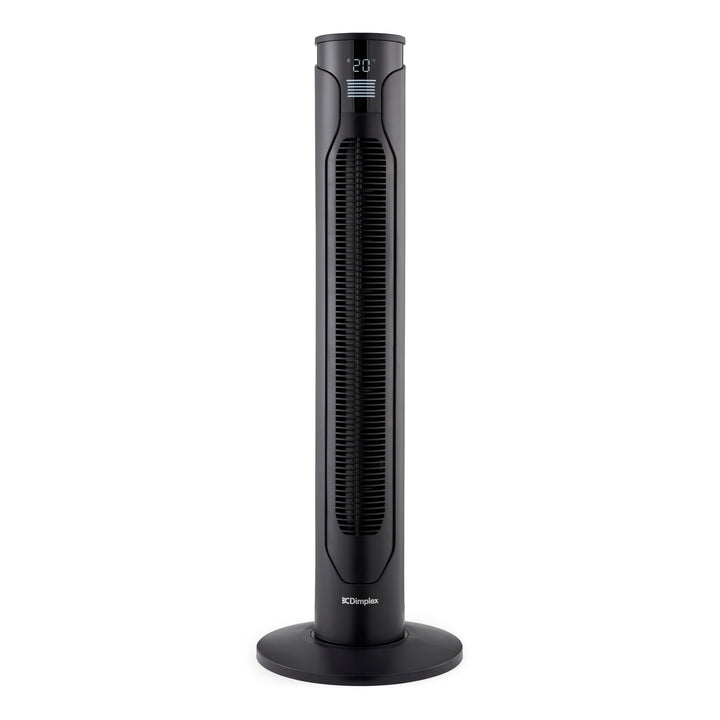 DIMPLEX Tower Fan Turmventilator, Standventilator 70° Oszillierend mit 3 Geschwindigkeiten, 12 Std.-