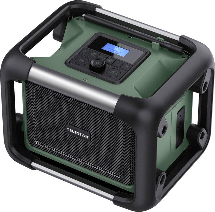TELESTAR TOP OR 20 – Baustellenradio (Robustes Radio mit DAB+, Bluetooth Audio-Streaming, kompatibel
