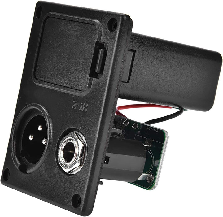 DC 9V Tonabnehmer Preamp Gitarre, 5Band Digitale Gitarre Preamp Piezo Tuner, Digital Tuner Pickup Eq