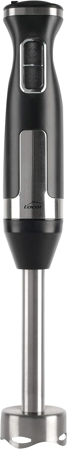 LACOR 61682 61682-Elektrischer Stabmixer PRO mit Mixbecher auf Rutschfester Unterseite, 18/10, BPA-f
