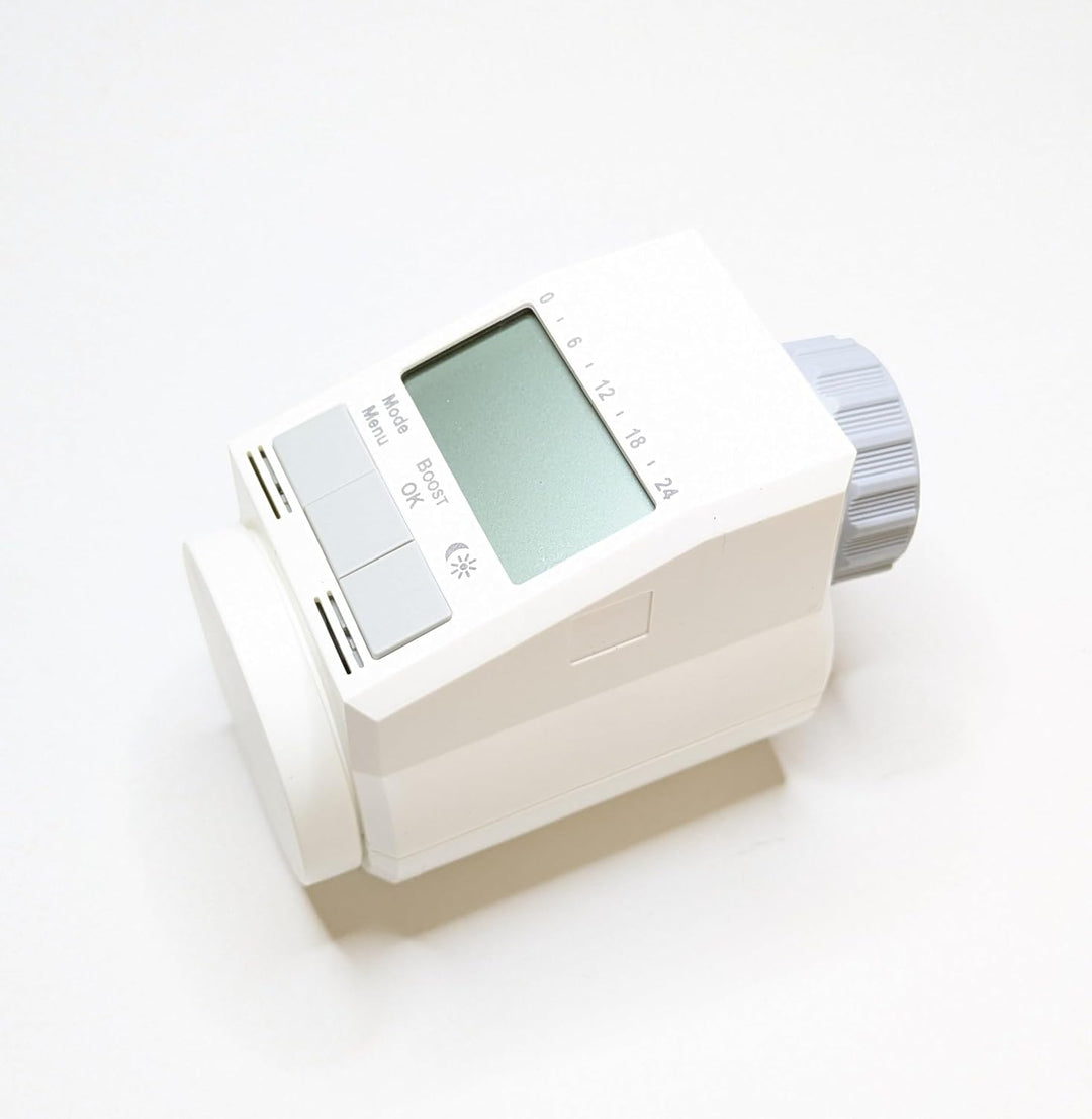 Eqiva 2er Set Elektronik-Heizkörperthermostat Model L mit Boost-Funktion 2er-Set, 2er-Set