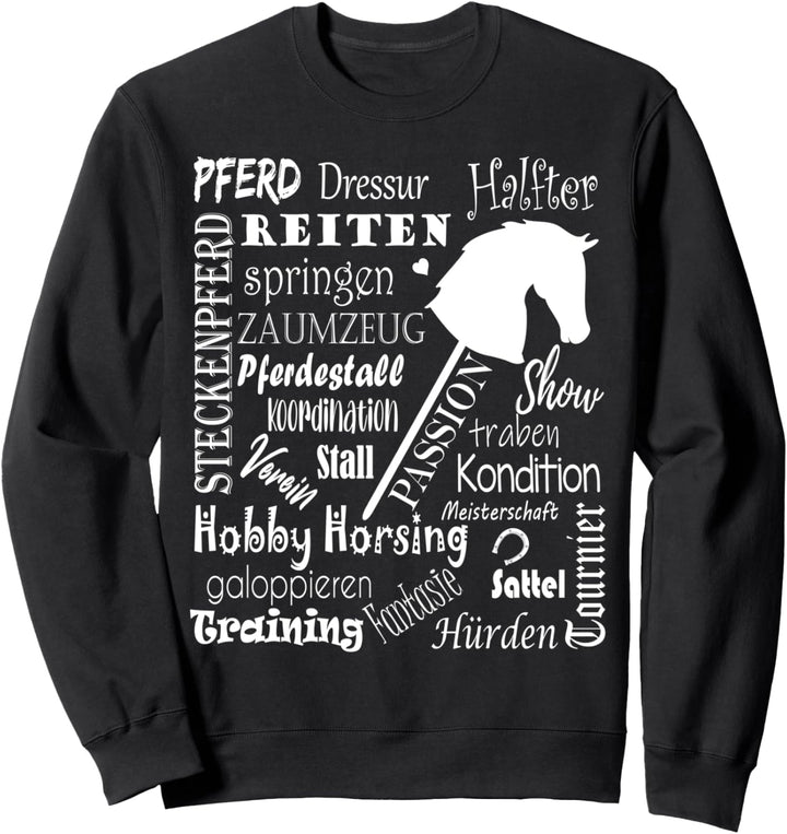 Steckenpferd Hobby Horse Pferd Reiter Geschenkidee Sweatshirt