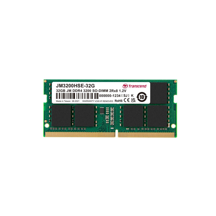 Transcend 32GB JM DDR4 3200Mhz SO-DIMM JM3200HSE-32G 32 GB_UDIMM (2GX8), 32 GB_UDIMM (2GX8)