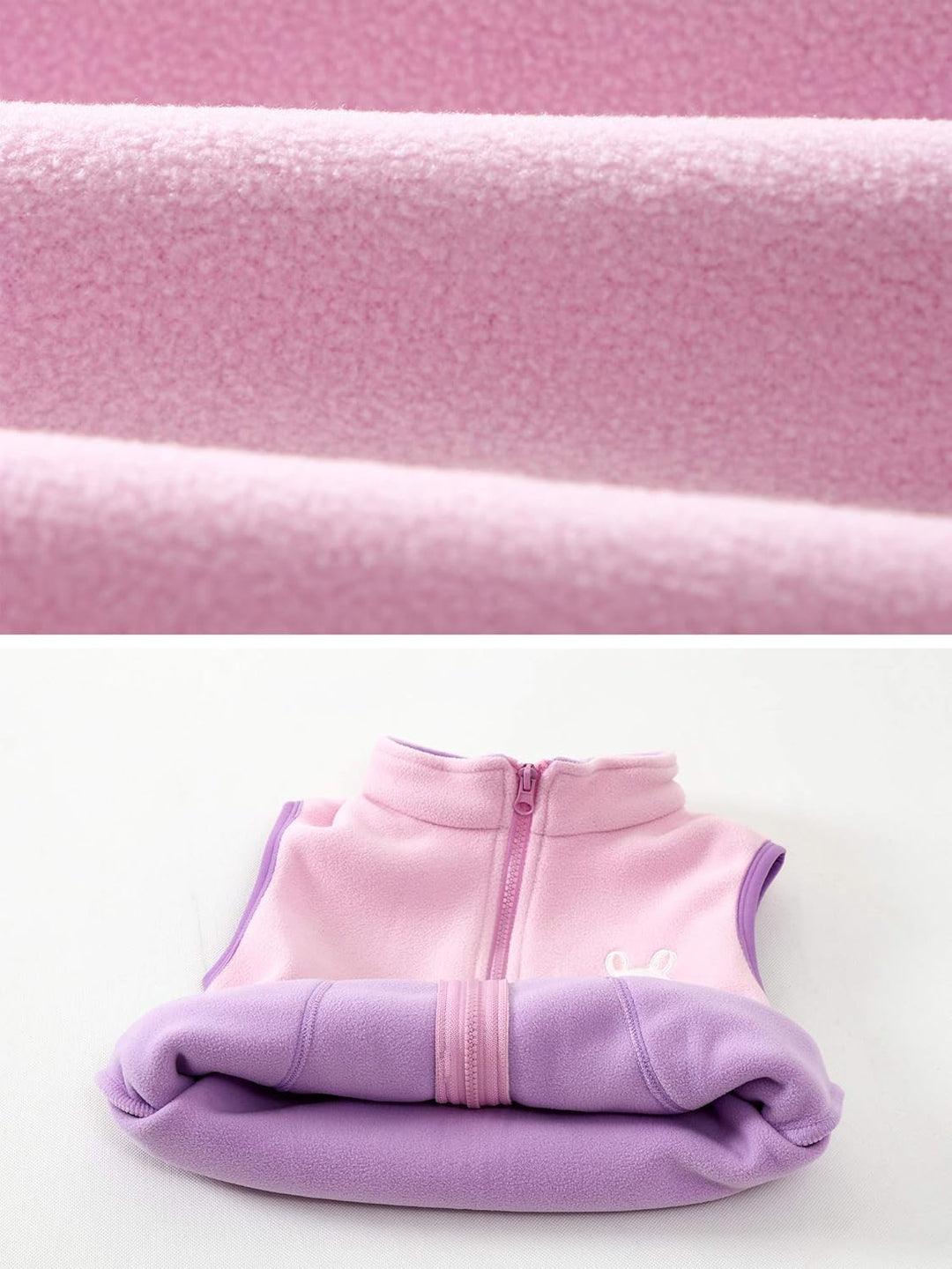 Baby Kleinkind Kinder Jungen Mädchen Polar Fleece Weste Stehkragen Reissverschluss Fleeceweste Kinde