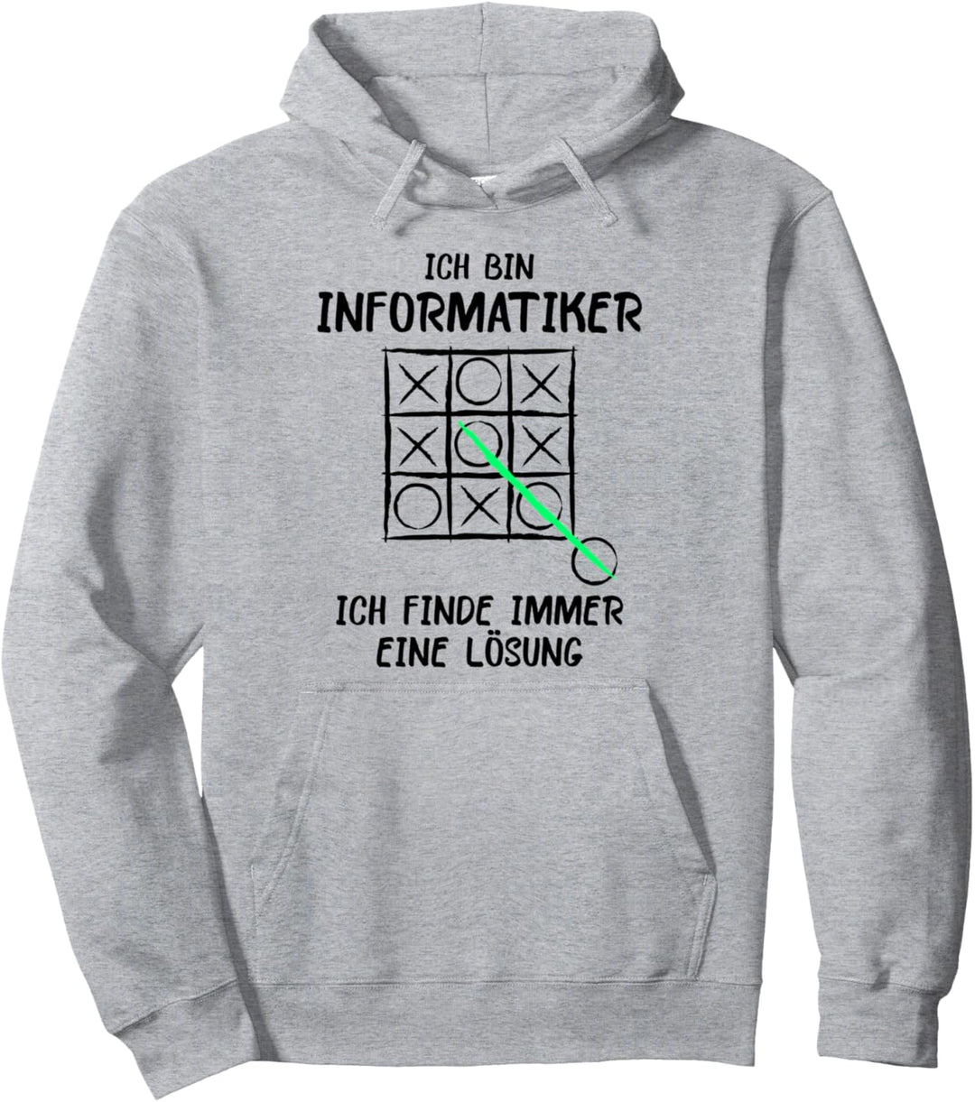 Ich bin Informatiker Lösung Spruch Computer Nerd Geschenk Pullover Hoodie