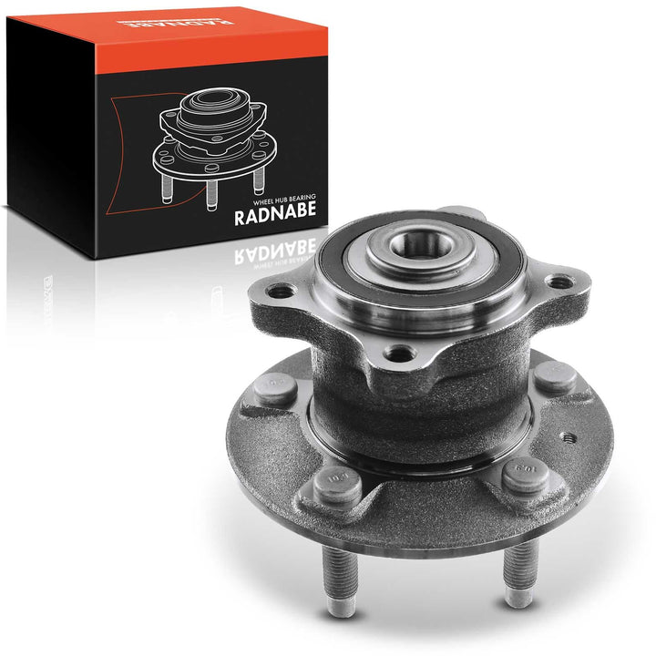 Frankberg 1x Radnabe Radlagersatz Hinterachse Kompatibel mit Trax 1.4L-1.8L 2012-2015 Aveo Schräghec