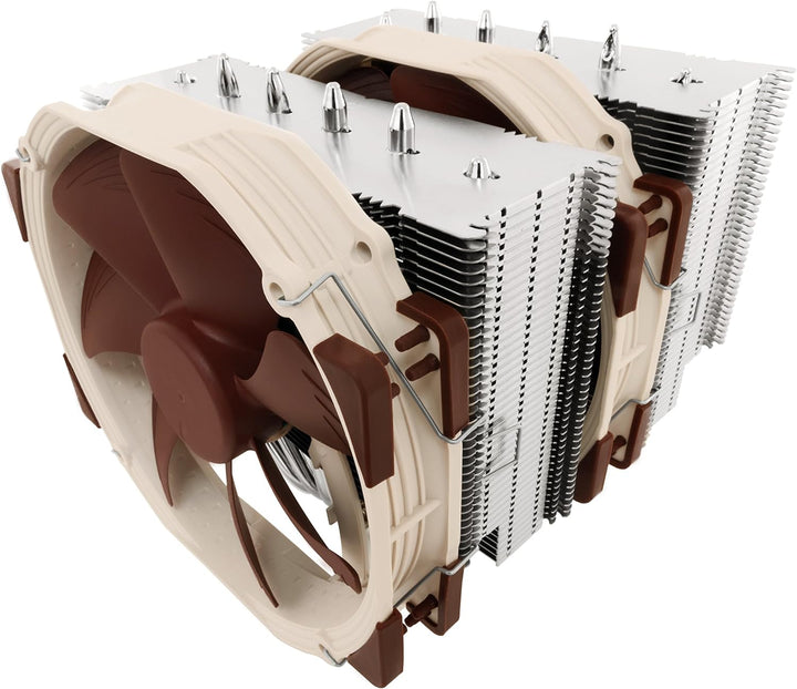 Noctua NH-D15, Premium CPU Kühler mit 2x NF-A15 PWM 140mm Lüftern (Braun)