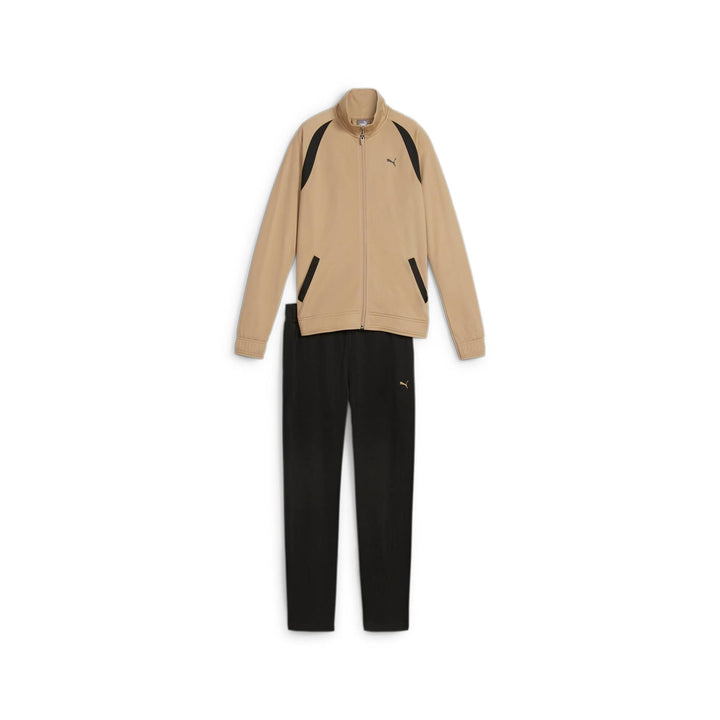 PUMA Damen Klassischer Trikotanzug Op Trainingsanzug S Prairie Tan, S Prairie Tan