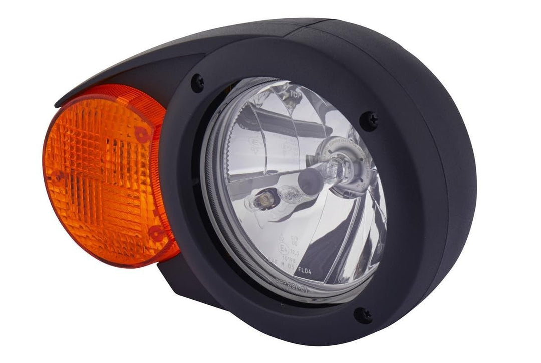 HELLA - Halogen-Hauptscheinwerfer - Combi 133 - 24V - Referenzzahl: 12.5 - Anbau - glasklare Streusc