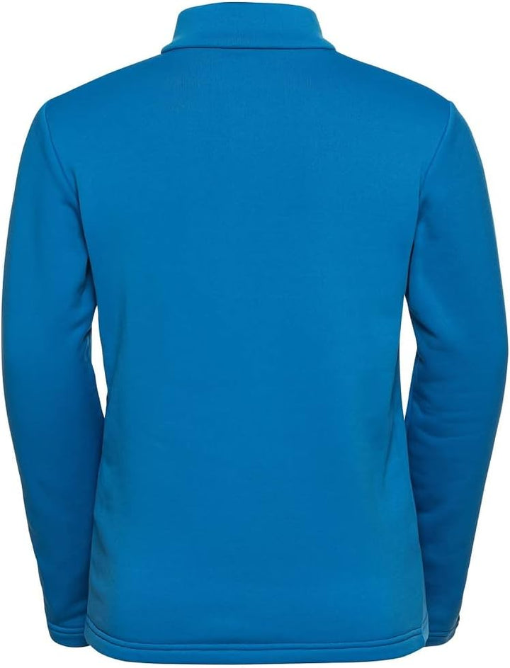 Odlo Kids Langarm Shirt mit halben Reissverschluss Berra 104 Indigo Bunting, 104 Indigo Bunting