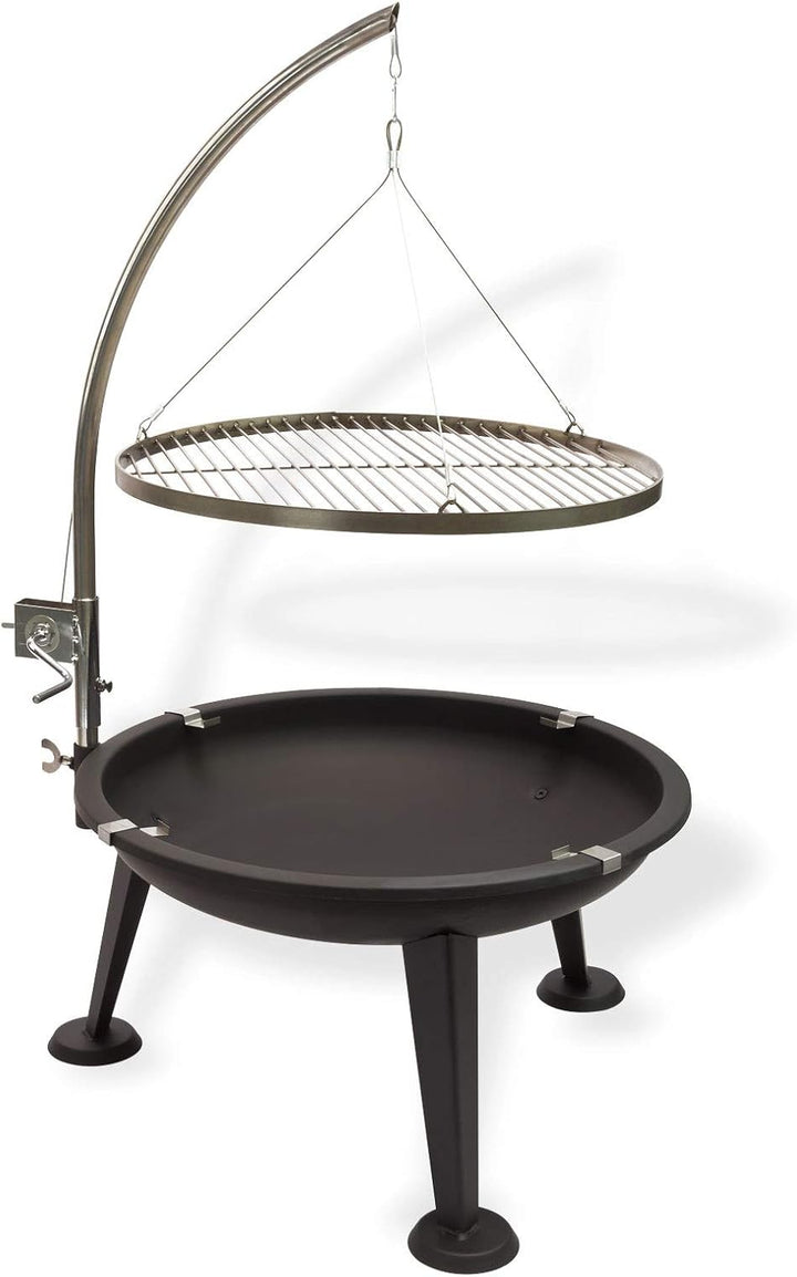 Schwenkgrill 3-Bein Rundgrill Holzkohlegrill Barbecue BBQ Grill Ø 55 cm "Oregon"