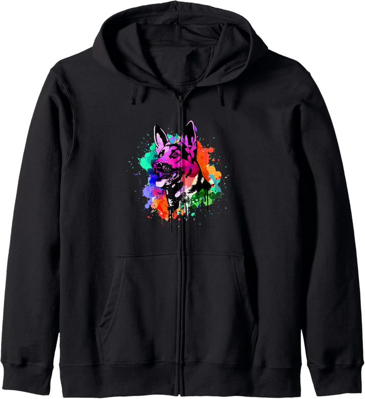 deutscher Schäferhund Hunde Geschenk Kapuzenjacke